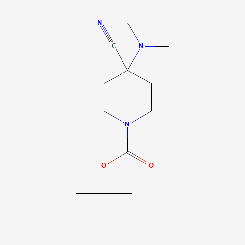 849928-27-4 tert-butyl 4-cyano-4-(dimethylamino)piperidine-1-carboxylate chemical structure