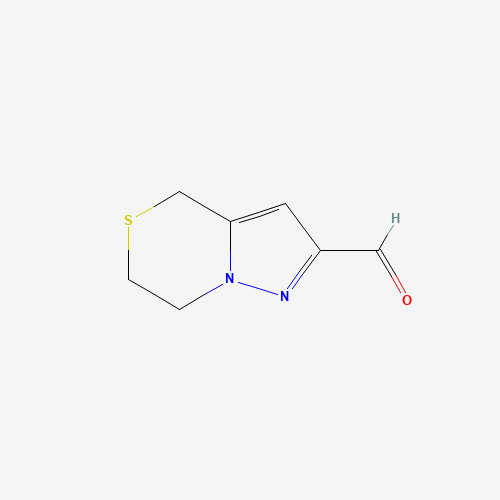 623564-62-5 6,7-dihydro-4H-pyrazolo[5,1-c][1,4]thiazine-2-carbaldehyde chemical structure