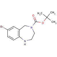 886364-30-3 tert-butyl 7-bromo-1,2,3,5-tetrahydro-1,4-benzodiazepine-4-carboxylate chemical structure