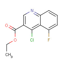 655236-30-9 ethyl 4-chloro-5-fluoroquinoline-3-carboxylate chemical structure