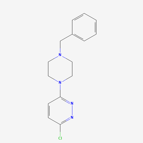 362661-27-6 3-(4-benzylpiperazin-1-yl)-6-chloropyridazine chemical structure