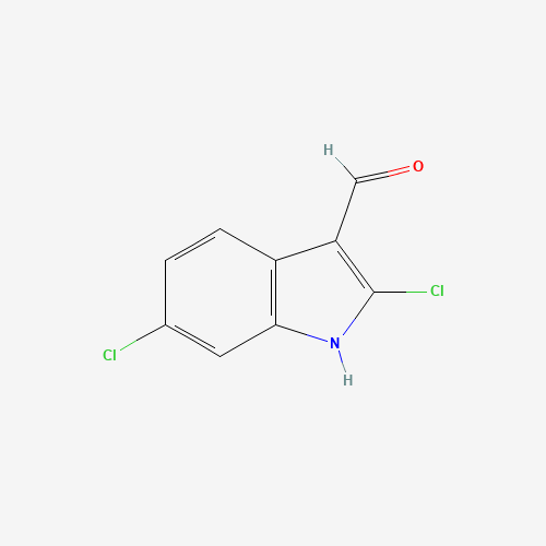 69111-62-2 2,6-dichloro-1H-indole-3-carbaldehyde chemical structure