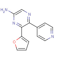 925676-28-4 6-(furan-2-yl)-5-pyridin-4-ylpyrazin-2-amine chemical structure