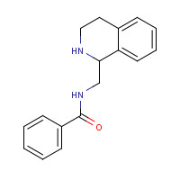 64411-74-1 N-(1,2,3,4-tetrahydroisoquinolin-1-ylmethyl)benzamide chemical structure