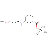 887588-18-3 tert-butyl 3-(3-methoxypropylamino)piperidine-1-carboxylate chemical structure