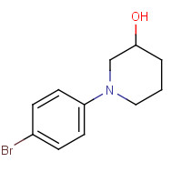 1398331-08-2 1-(4-bromophenyl)piperidin-3-ol chemical structure