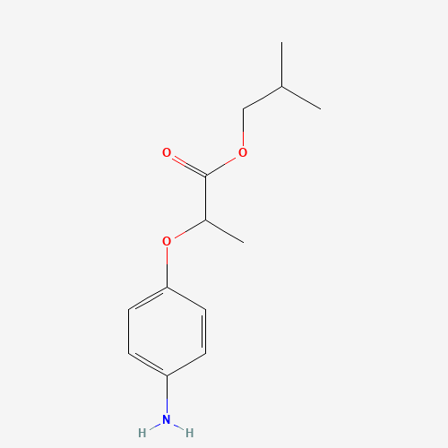 54395-30-1 2-methylpropyl 2-(4-aminophenoxy)propanoate chemical structure
