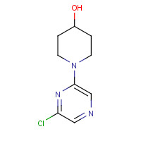 913282-90-3 1-(6-chloropyrazin-2-yl)piperidin-4-ol chemical structure