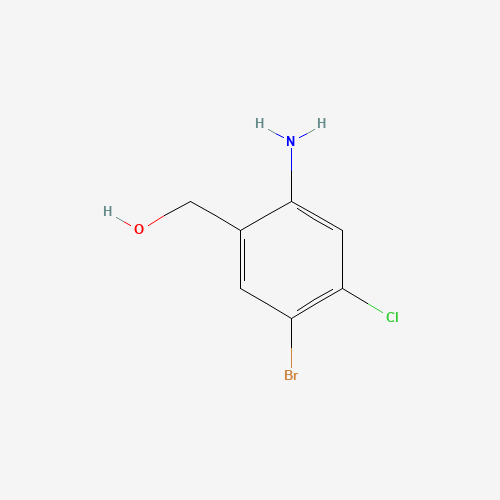 1036757-10-4 (2-amino-5-bromo-4-chlorophenyl)methanol chemical structure