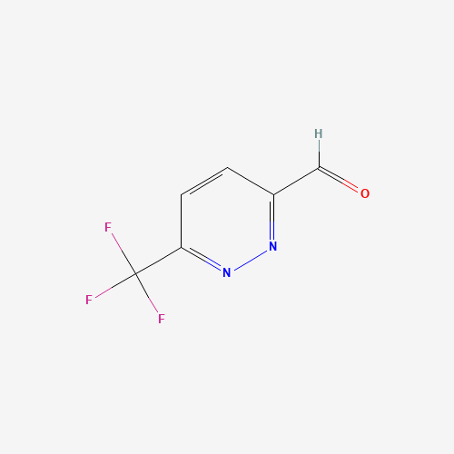 1245643-49-5 6-(trifluoromethyl)pyridazine-3-carbaldehyde chemical structure