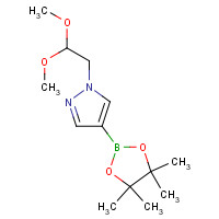 864754-40-5 1-(2,2-dimethoxyethyl)-4-(4,4,5,5-tetramethyl-1,3,2-dioxaborolan-2-yl)pyrazole chemical structure