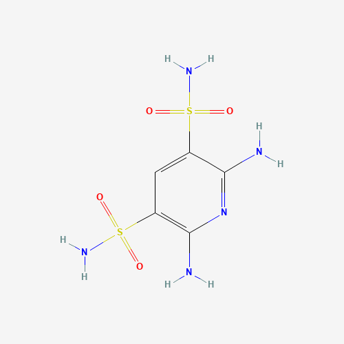 1437-48-5 2,6-diaminopyridine-3,5-disulfonamide chemical structure