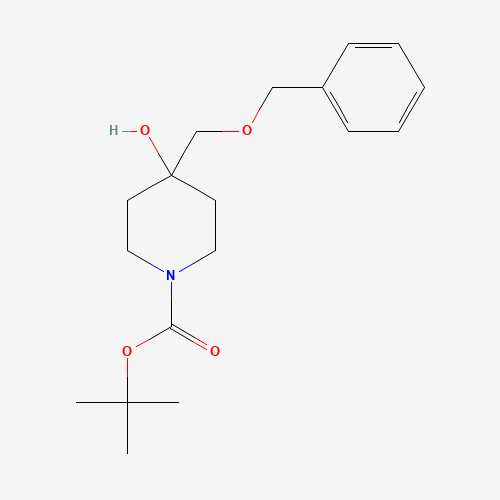 1345728-48-4 tert-butyl 4-hydroxy-4-(phenylmethoxymethyl)piperidine-1-carboxylate chemical structure