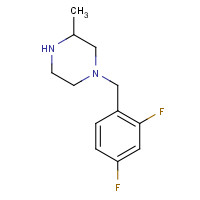 685536-04-3 1-[(2,4-difluorophenyl)methyl]-3-methylpiperazine chemical structure