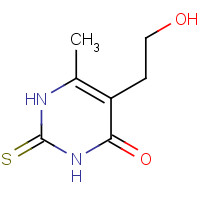 21585-16-0 5-(2-hydroxyethyl)-6-methyl-2-sulfanylidene-1H-pyrimidin-4-one chemical structure
