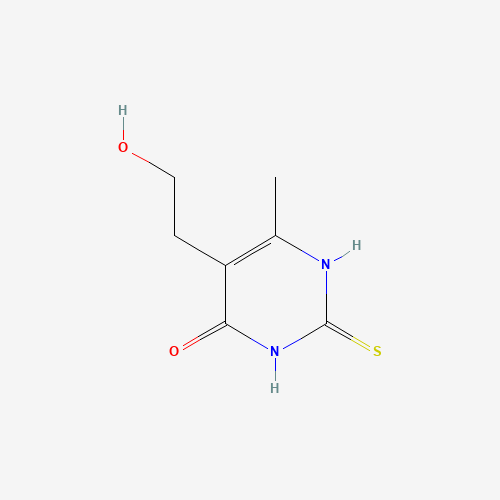 21585-16-0 5-(2-hydroxyethyl)-6-methyl-2-sulfanylidene-1H-pyrimidin-4-one chemical structure