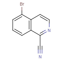956003-76-2 5-bromoisoquinoline-1-carbonitrile chemical structure