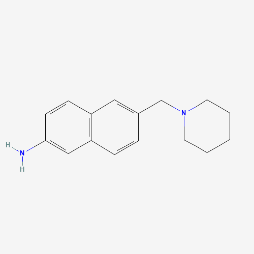 372149-61-6 6-(piperidin-1-ylmethyl)naphthalen-2-amine chemical structure