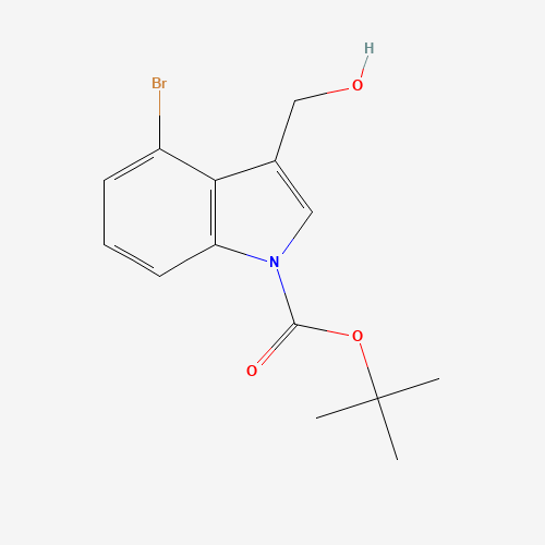 914349-05-6 tert-butyl 4-bromo-3-(hydroxymethyl)indole-1-carboxylate chemical structure