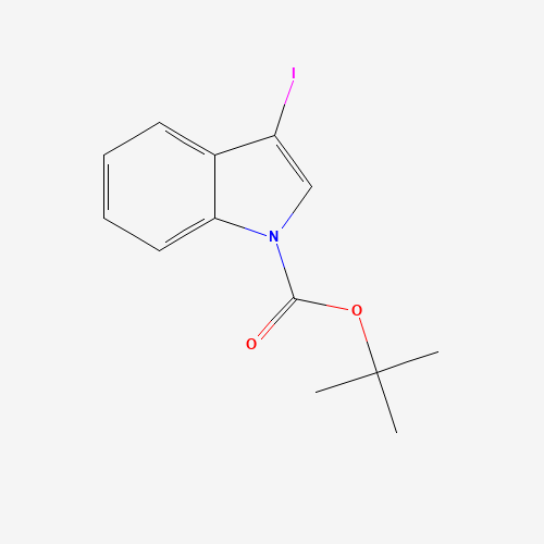 192189-07-4 tert-butyl 3-iodoindole-1-carboxylate chemical structure