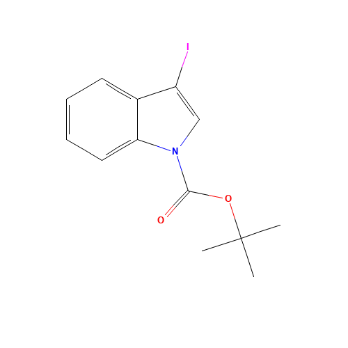192189-07-4 tert-butyl 3-iodoindole-1-carboxylate chemical structure