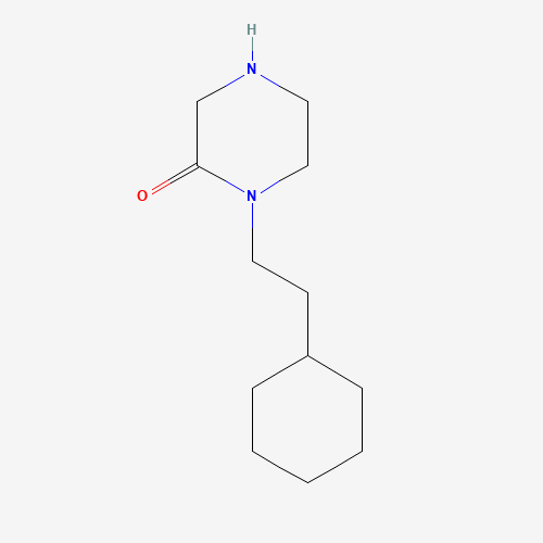 130328-11-9 1-(2-cyclohexylethyl)piperazin-2-one chemical structure