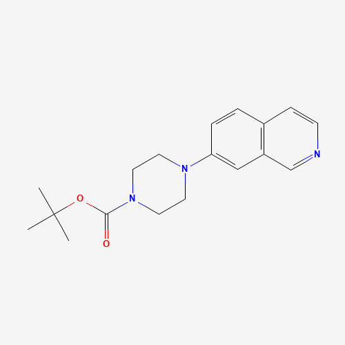 683243-31-4 tert-butyl 4-isoquinolin-7-ylpiperazine-1-carboxylate chemical structure