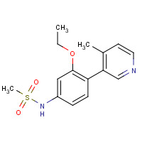 1357092-10-4 N-[3-ethoxy-4-(4-methylpyridin-3-yl)phenyl]methanesulfonamide chemical structure