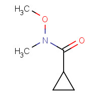 147356-78-3 N-methoxy-N-methylcyclopropanecarboxamide chemical structure