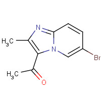 154877-65-3 1-(6-bromo-2-methylimidazo[1,2-a]pyridin-3-yl)ethanone chemical structure