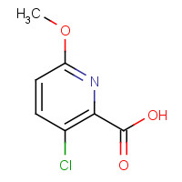 856836-44-7 3-chloro-6-methoxypyridine-2-carboxylic acid chemical structure
