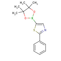 1225053-32-6 2-phenyl-5-(4,4,5,5-tetramethyl-1,3,2-dioxaborolan-2-yl)-1,3-thiazole chemical structure