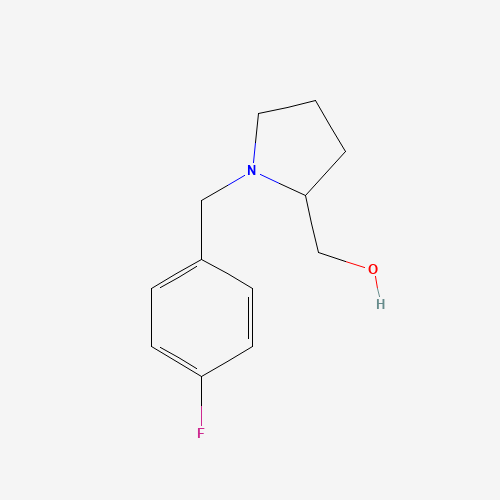 864415-55-4 [1-[(4-fluorophenyl)methyl]pyrrolidin-2-yl]methanol chemical structure