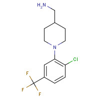 1226356-56-4 [1-[2-chloro-5-(trifluoromethyl)phenyl]piperidin-4-yl]methanamine chemical structure