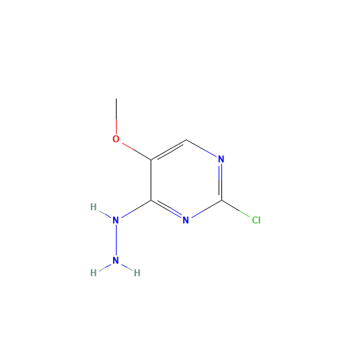 98021-95-5 (2-chloro-5-methoxypyrimidin-4-yl)hydrazine chemical structure