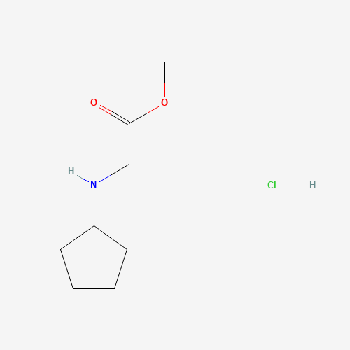 195877-46-4 methyl 2-(cyclopentylamino)acetate;hydrochloride chemical structure