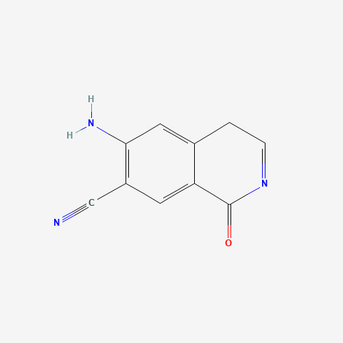 1013117-27-5 6-amino-1-oxo-4H-isoquinoline-7-carbonitrile chemical structure