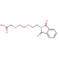 75001-09-1 2-[2-[2-(1,3-dioxoisoindol-2-yl)ethoxy]ethoxy]acetic acid chemical structure