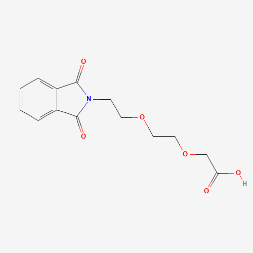 75001-09-1 2-[2-[2-(1,3-dioxoisoindol-2-yl)ethoxy]ethoxy]acetic acid chemical structure