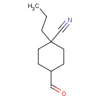 91174-96-8 4-formyl-1-propylcyclohexane-1-carbonitrile chemical structure