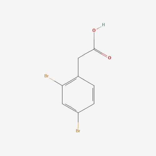 98434-44-7 2-(2,4-dibromophenyl)acetic acid chemical structure