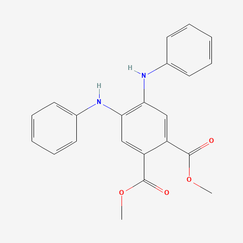 130672-95-6 dimethyl 4,5-dianilinobenzene-1,2-dicarboxylate chemical structure