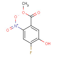 1426958-40-8 methyl 4-fluoro-5-hydroxy-2-nitrobenzoate chemical structure