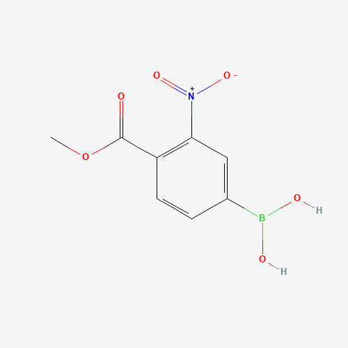 85107-56-8 (4-methoxycarbonyl-3-nitrophenyl)boronic acid chemical structure