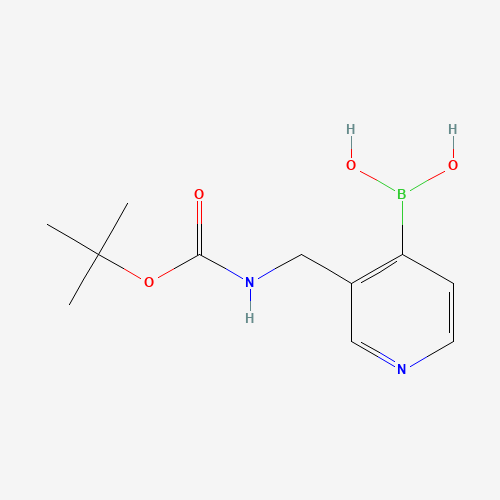 433969-29-0 [3-[[(2-methylpropan-2-yl)oxycarbonylamino]methyl]pyridin-4-yl]boronic acid chemical structure