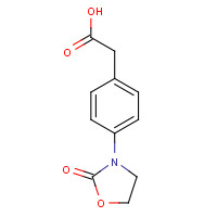 92288-70-5 2-[4-(2-oxo-1,3-oxazolidin-3-yl)phenyl]acetic acid chemical structure
