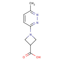 1420985-34-7 1-(6-methylpyridazin-3-yl)azetidine-3-carboxylic acid chemical structure