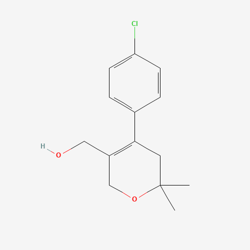 1228783-98-9 [4-(4-chlorophenyl)-6,6-dimethyl-2,5-dihydropyran-3-yl]methanol chemical structure