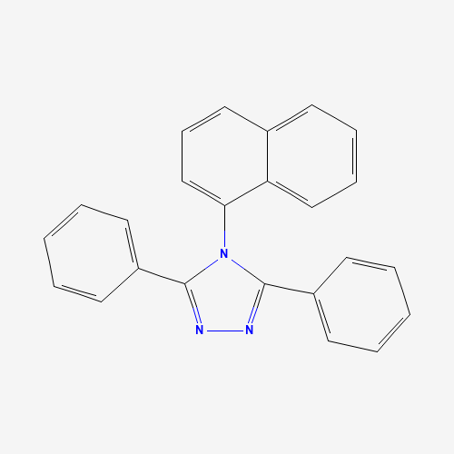 16152-10-6 4-naphthalen-1-yl-3,5-diphenyl-1,2,4-triazole chemical structure