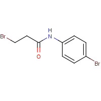 7661-10-1 3-bromo-N-(4-bromophenyl)propanamide chemical structure